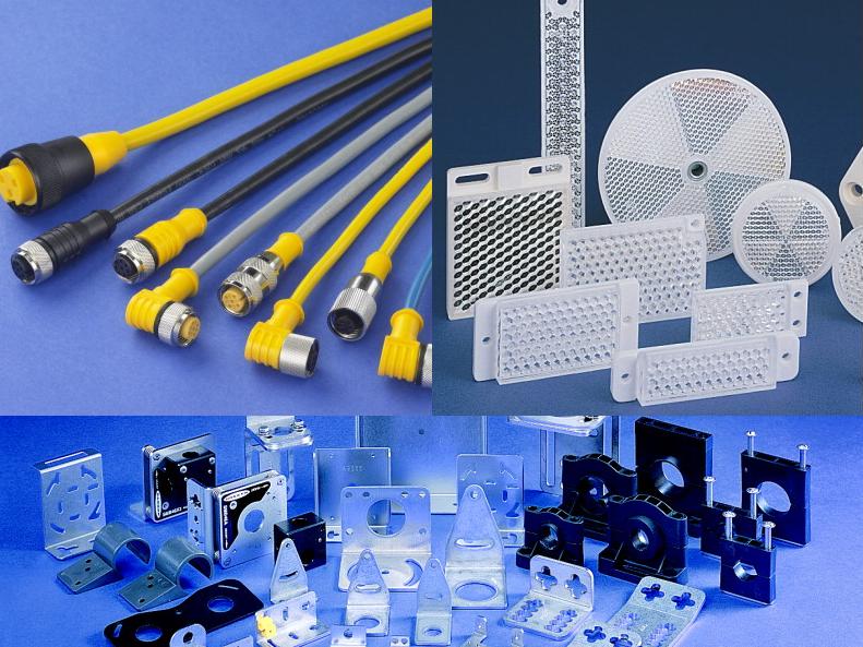 Sensor Cables, Connectors, Brackets, Reflectors